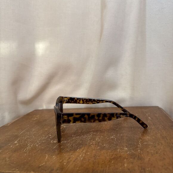 Zenni‎ Sunglasses Eyeglasses FRAME Tortoise Shell Brown Thick Square Chic - Picture 6 of 9